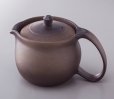 Photo3: Shikou tea pot Japanese Fujiso pottery banko Yakishime 450 ml