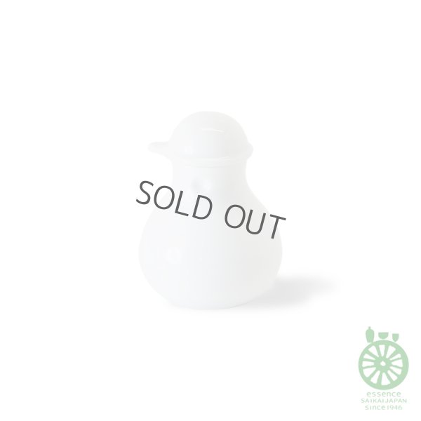 Photo2: Hasami Porcelain Japanese soy sauce bottle white hakuji torso 160ml