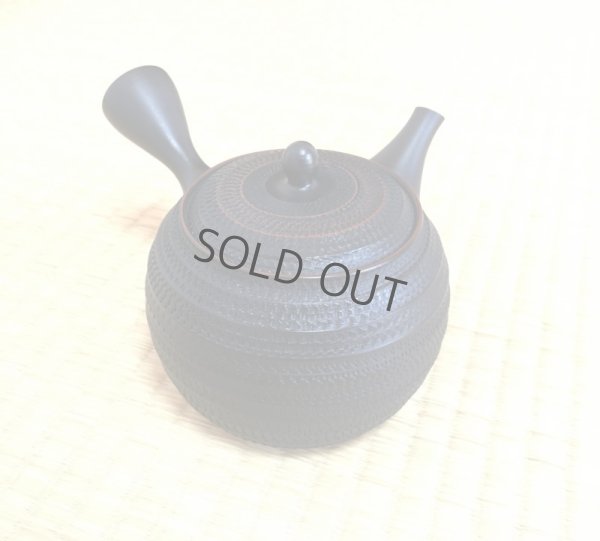 Photo1: Tokoname ware Japanese tea pot kyusu ceramic strainer sendan Gyokko 470ml