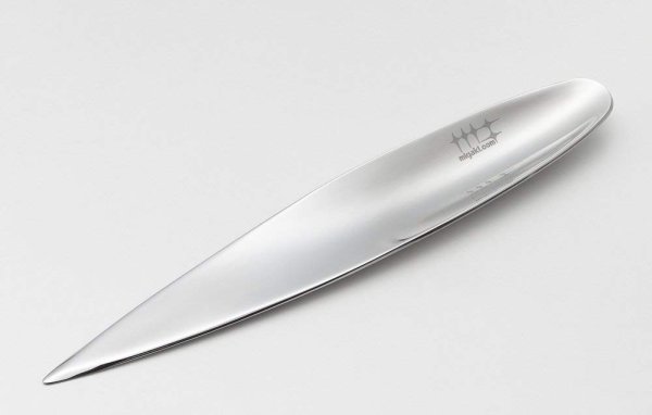 Photo3: Mirror Polish Yoshikawa Japanese paper knife 14.7 cm
