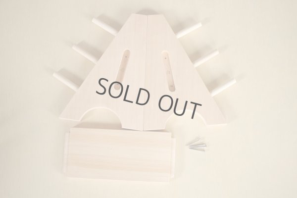 Photo8: Japanese wooden knife stand display holder tower rack for 3 knives