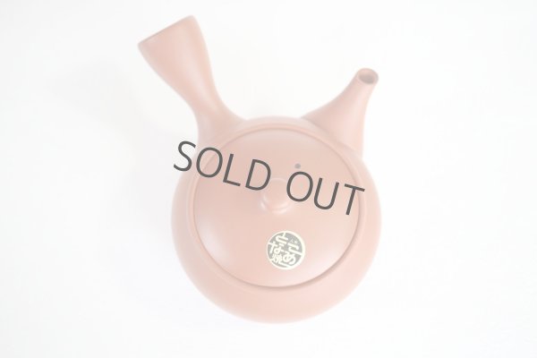 Photo9: Tokoname tea pot kyusu Jinsui Kiwami shudei red shin maru 250ml