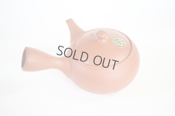 Photo8: Tokoname tea pot kyusu Jinsui Kiwami shudei red shin maru 250ml