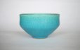 Photo6: Shigaraki pottery Japanese matcha tea ceremony bowl sd turquoise blue