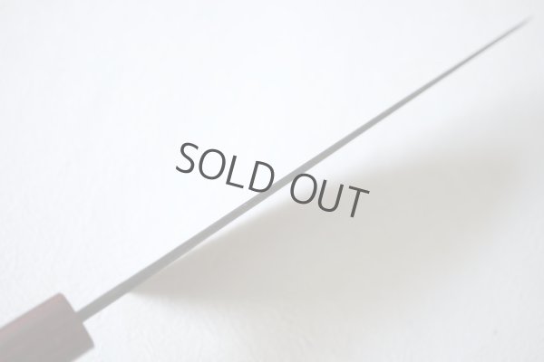 Photo4: Kosuke Muneishi Hand forged Blue #2 steel Kurouchi Santoku knife 165mm