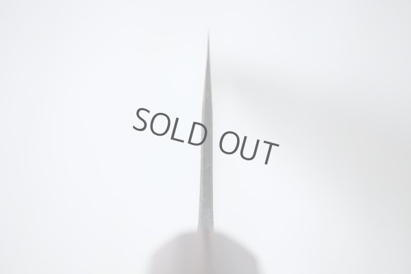 Photo6: Kosuke Muneishi Hand forged Blue #2 steel Kurouchi Santoku knife 165mm