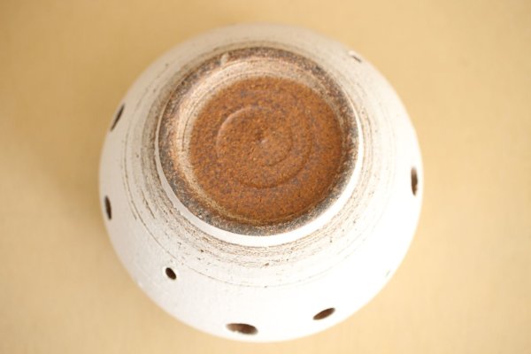 Photo6: Shigaraki pottery tsuchi Japanese tea aroma incense burner holder boro H8.5cm