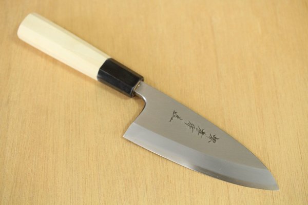 Photo1: SAKAI TAKAYUKI Chef Ginsan Japanese knife Silver-3 steel Deba