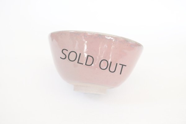 Photo5: Kiyomizu sd pottery Japanese matcha tea ceremony bowl shinsha red