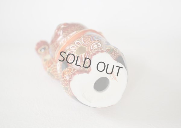 Photo8: Japanese Lucky Cat Kutani Porcelain Maneki Neko yon mori H 14cm 