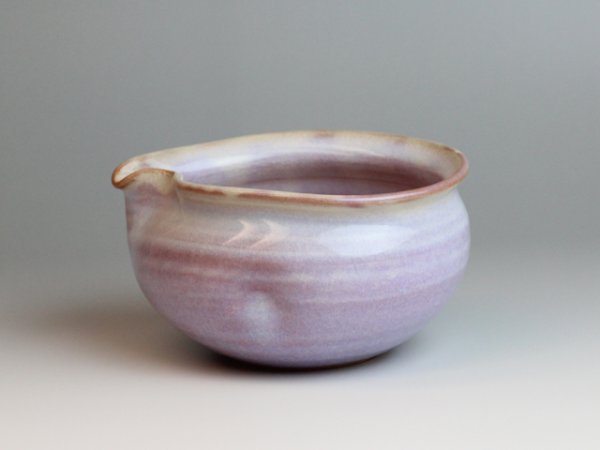 Photo1: Hagi ware pottery Yusamashi Japanese tea pot purple 360ml 