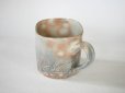 Photo5: Hagi Senryuzan climbing kiln Japanese pottery mug coffee cup tebori hachi (5)