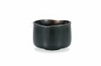 Photo1: Japanese Zelkova wooden matcha chawan tea bowl black lacquerware (1)