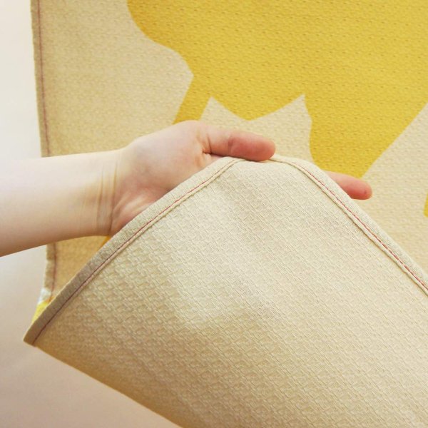 Photo3: Noren CSMO Japanese door curtain colorful ginkgo cotton 85 x 150 cm