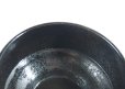 Photo4: Hasami Porcelain Japanese matcha bowl haku wabi black