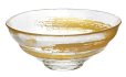 Photo4: glass Japanese tea ceremony matcha chawan bowl gold hakeme