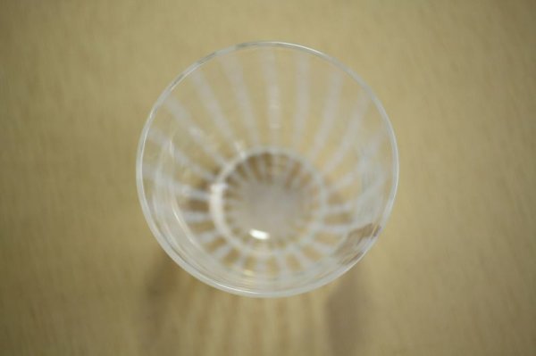 Photo13: Hirota glass Sencha wan yunomi cup Taisho Roman 140 ml