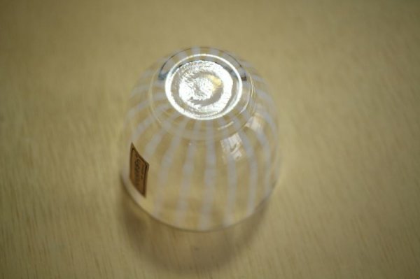 Photo12: Hirota glass Sencha wan yunomi cup Taisho Roman 140 ml
