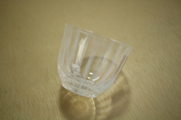 Photo11: Hirota glass Sencha wan yunomi cup Taisho Roman 140 ml