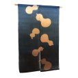 Photo1: Noren Mitsuru Japanese linen door curtain Kakishibu aizumi hyotan gou 88 x 150cm (1)
