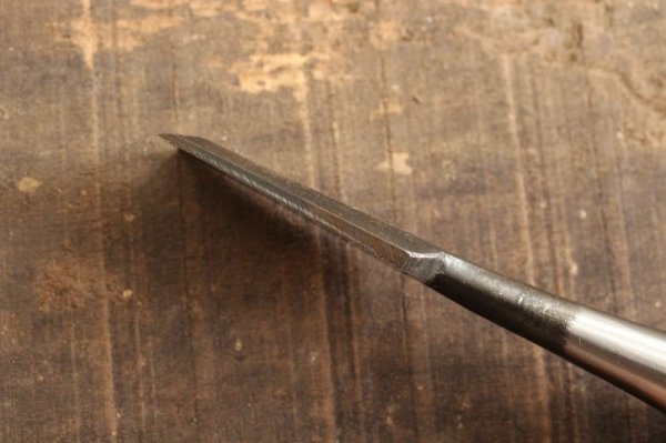 Photo6: Takao Japanese Oire Nomi woodworking Chisel knife hand forged white 2 steel