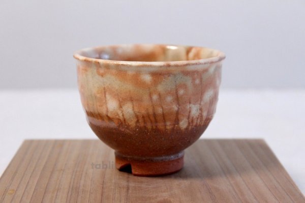 Photo1: Hagi ware Japanese pottery yunomi tea cups hani kumidashi 200ml set of 5