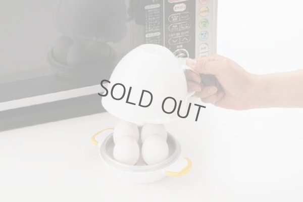 Photo3: boiled egg cooker Akebono easy microwave 　