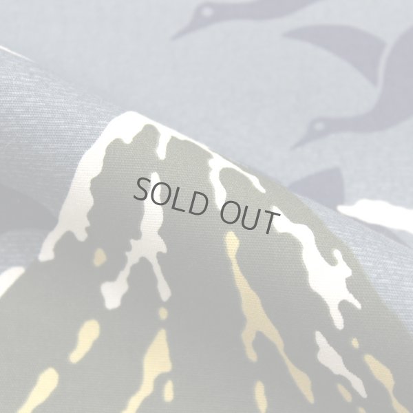 Photo3: Japanese floor pillow cushion cover zabuton cotton Hokusai Mt.Fuji 55 x 59cm