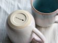 Photo4: Hagi Japanese pottery mug coffee cup mint pink-light-blue gradation set of 2