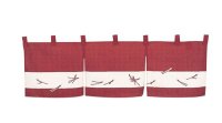Noren Japanese door store curtain matsuba wine-red cotton (various sizes)