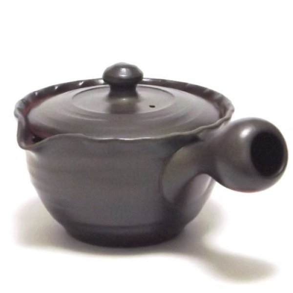 Photo3: Tokoname yaki ware Japanese tea pot Tukumo ceramic tea strainer 310ml