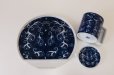 Photo17: Arita Porcelain dinnerware plate washi wamon indigo blue any type W22cm