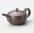 Photo3: Tokoname Japanese tea pot Tosen wide ceramic tea strainer nerikomi 210ml (3)