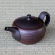 Photo2: Tokoname Japanese tea pot Tosen wide ceramic tea strainer nerikomi 210ml (2)