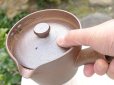 Photo5: Kiyomizu Kyoto kumagai pottery tea pot kyusu flower hana sukashi 230ml