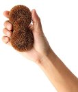 Photo2: Kamenoko tawashi scrub brush yoridokoro brown 60×130×45 (mm) (2)