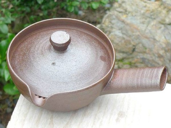 Photo5: Kiyomizu Kyoto kumagai pottery tea pot kyusu yakishime