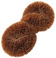 Photo1: Kamenoko tawashi scrub brush yoridokoro brown 60×130×45 (mm) (1)