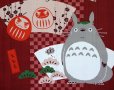 Photo3: Noren Japanese Curtain Doorway NM SD My Neighbor Totoro daruma 85 x 150 cm  (3)