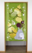 Photo3: Noren Japanese Curtain Doorway NM SD My Neighbor Totoro gourd 85 x 150 cm 