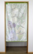 Photo6: Noren Japanese Curtain Doorway NM SD My Neighbor Totoro gourd 85 x 150 cm 