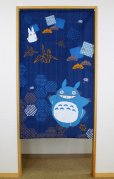 Photo2: Noren Japanese Curtain Doorway NM SD My Neighbor Totoro origami 85 x 150 cm  (2)