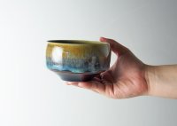 Hasami Porcelain Japanese matcha bowl haku jyaku tenmoku