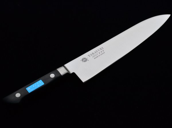 Photo2: Sakai Takayuki INOX molybdenum stainless steel chef knife POM-resin handle any type