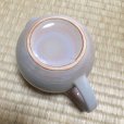 Photo8: Hagi yaki ware Japanese tea pot Hana with stainless tea strainer 400ml