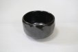 Photo6: Mino Japanese pottery tea ceremony matcha bowl black cracking glaze zen chawan (6)