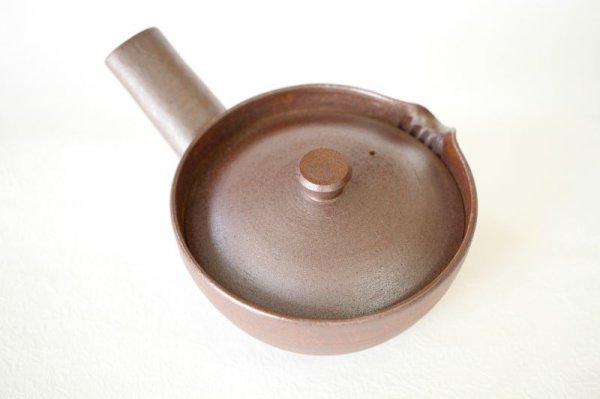 Photo8: Kiyomizu Kyoto kumagai pottery tea pot kyusu yakishime