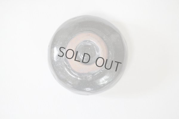 Photo4: Mino Japanese pottery tea ceremony matcha bowl black cracking glaze zen chawan