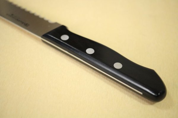 Photo5: Misono Molybdenum stainless Japanese kitchen Wave bread knife any size