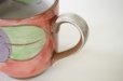 Photo5: Mino Japanese pottery mug tea coffee cup camellia with strainer and lids set of 2